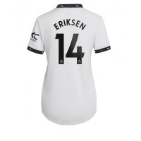 Manchester United Christian Eriksen #14 Fußballbekleidung Auswärtstrikot Damen 2022-23 Kurzarm